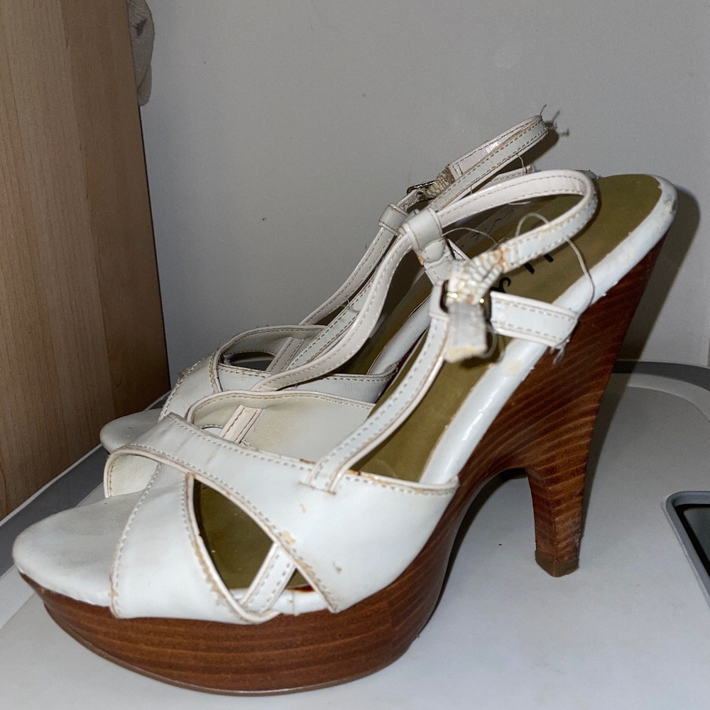 White Platform Sandals